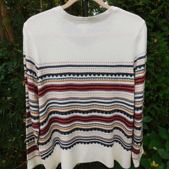 Style & Co Plus Soft & Stretchy Lightweight Fair Isle Sweater NWT - Picture 3 of 4